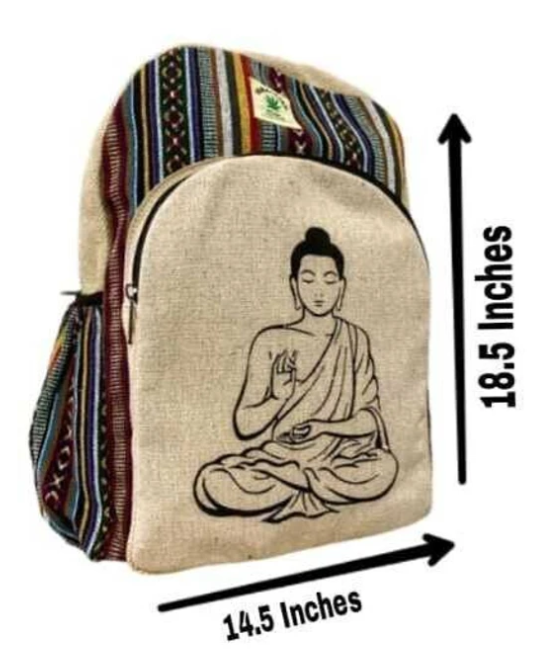 Urban Himalayan's BUDHHA Edition Handmade Cotton Backpack